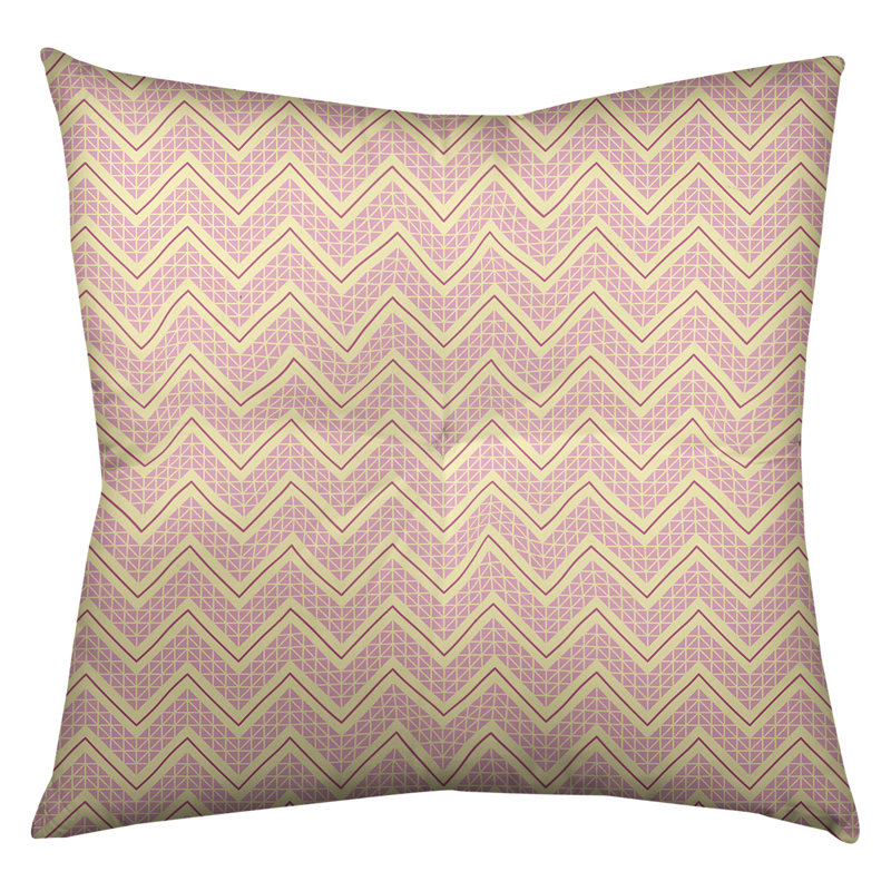 Coussin Rhonda Cheval, 30 po x 30 po, Rose / Jaune
