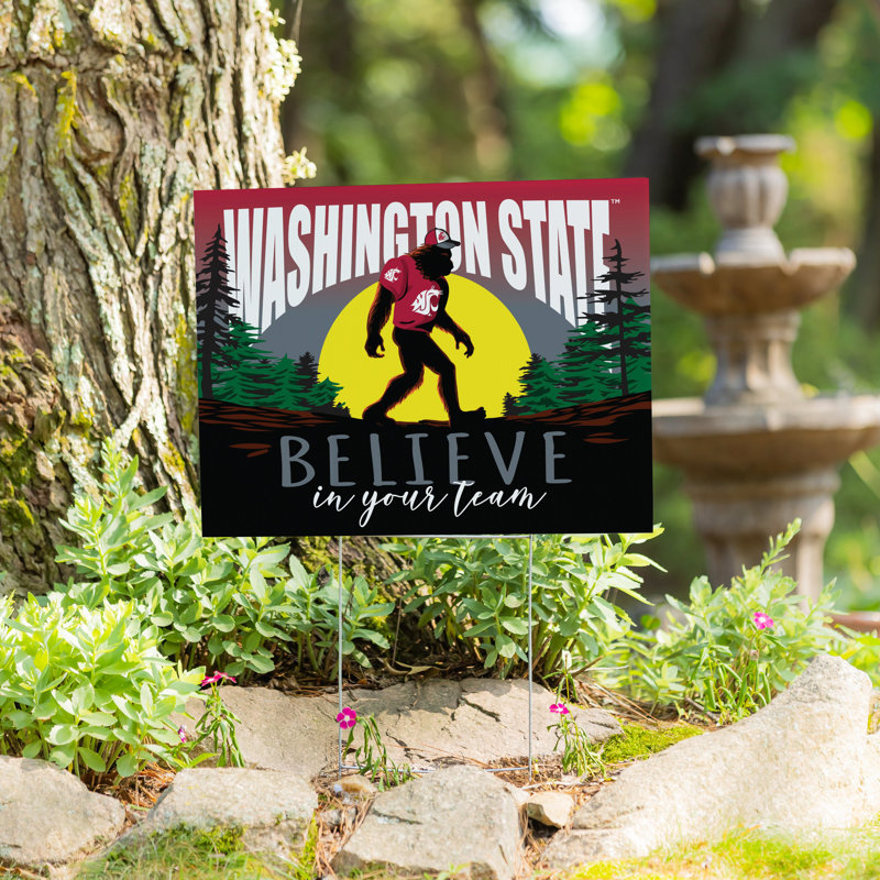 Enseigne de cour de l'Université Washington State, Bigfoot