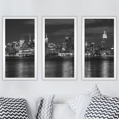 «Black City» - reproduction de photo à multiples images sur plastique