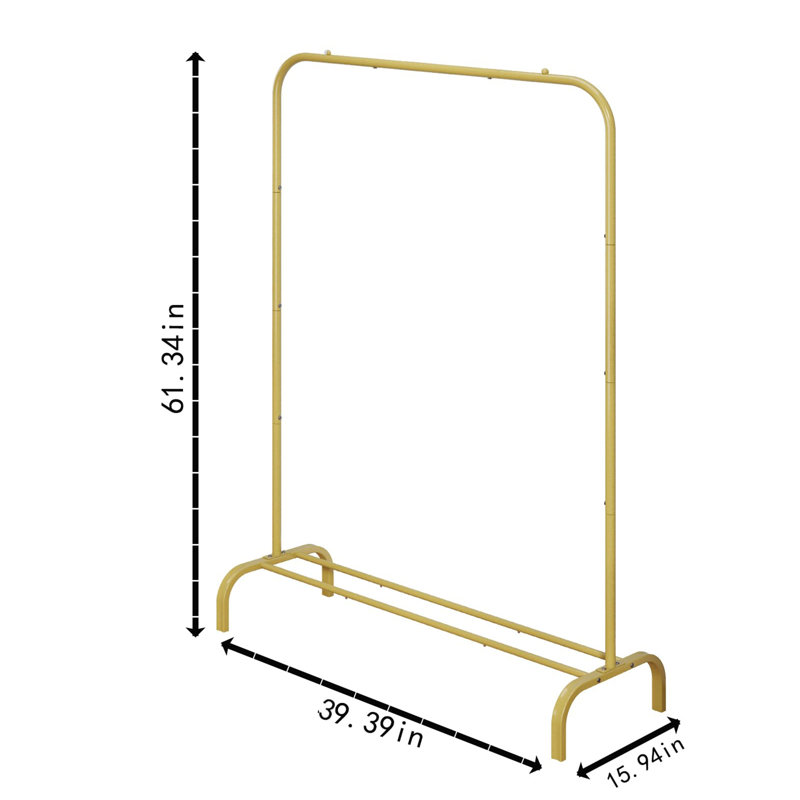 Supports à vêtements, Doré