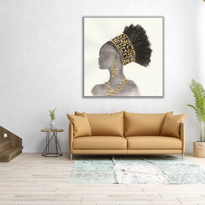 «Head Coiffure Beauty II», reproduction d'art sur toile, H 40 po x l 40 po