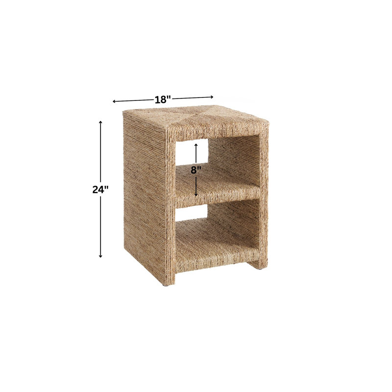 Colston Natural End Table With Storage