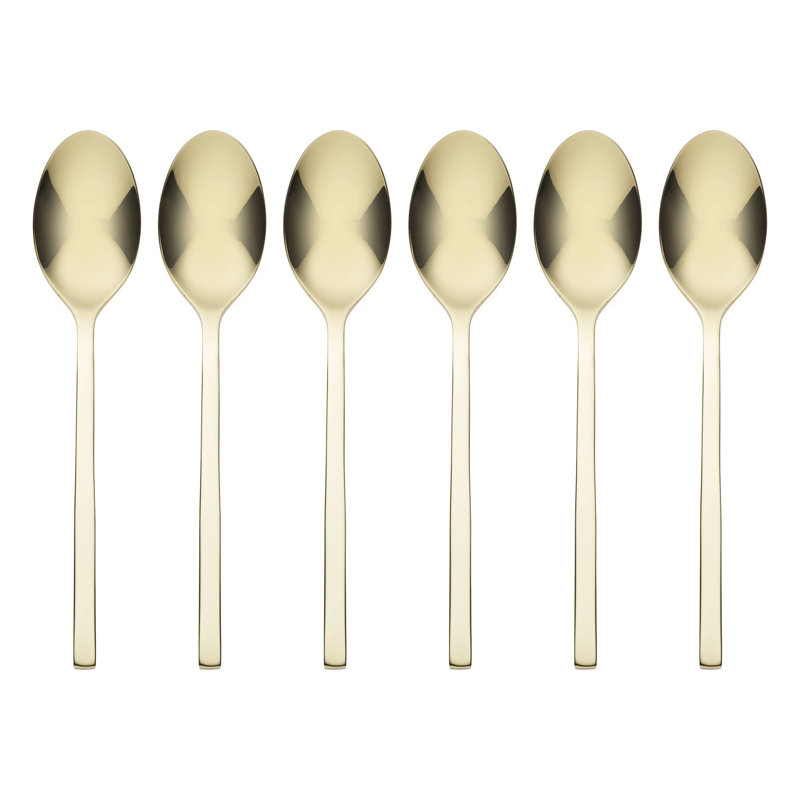 Allay Champagne Everyday Teaspoons, Set Of 6