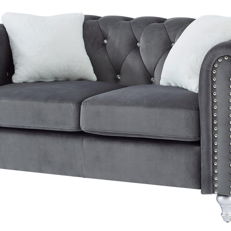 Causeuse Cozy, Gris