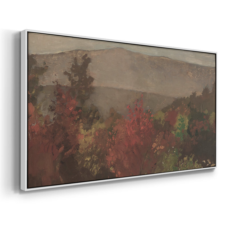 Série paysage - CDLX III - Toile tendue avec châssis encadré - Prêt à être accroché, H 21 po x l 41 po, Blanc