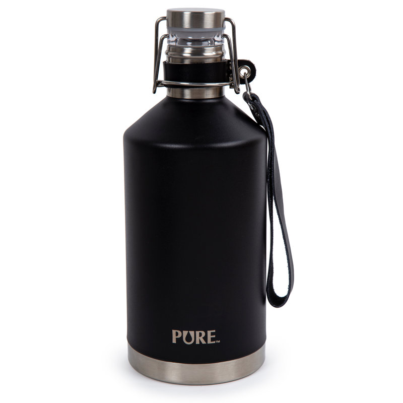 64oz. Stainless Steel Beverage Dispenser, Black