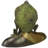 Brass Buddha Head Statue, 6 in. Tabletop Sculpture, Traditional Asian Spiritual Decor for Meditation Room & Home Altar