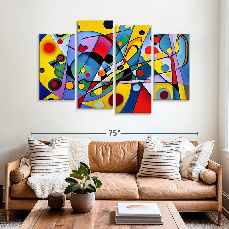 Avery Emulation of Abstract Kandinsky I, H 42 po x l 68 po