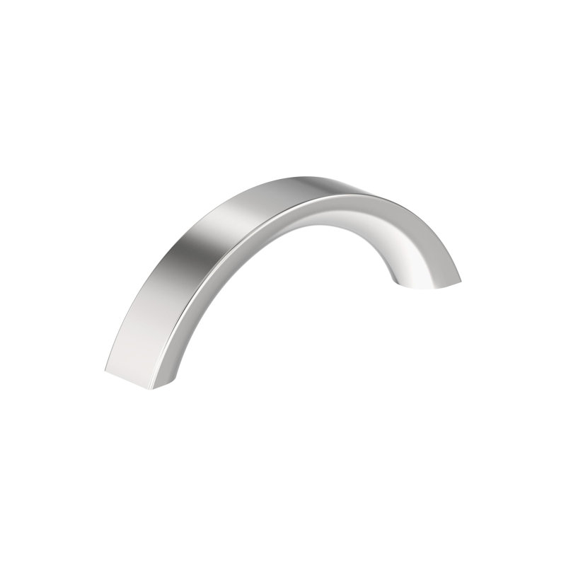 Poignée d'armoire Parabolic 3 po (76 mm) chrome poli d'un centre à l'autre - paquet de 10, Chrome poli, 3"