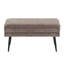 Banc de rangement contemporain en tissu-437401059