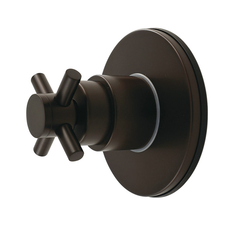 Kingston Brass Concord Single-Handle Wall Mount Six-Way Diverter Valve with Trim Kit