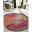 Tapis géométrique fuchsia-1330372298