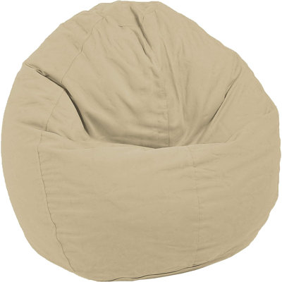 Marine Vinyl Bean Bag Chair - w/Polystyrene Beads and CertiPUR Foam Filled Waterproof Chair for Adults and Teens by Bean Products