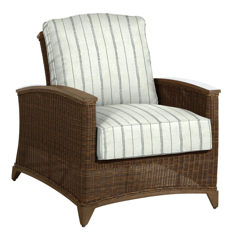Astoria Patio Chair with Cushions, Astoria #90 Raffia/Oak, Welt, Verona Fossil