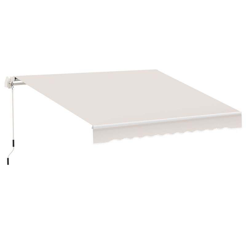 Auvent de patio rétractable polyvalent pour le confort et la protection en plein air, Gris, 0.2" H x 11.8" W x 8.2" D