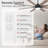 72" Farmhouse Ceiling Fans with Lights and Remote,Industrial Ceiling Fan for bedroom Patio