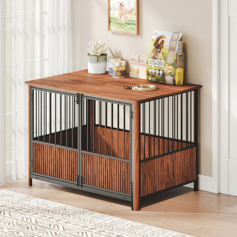 Table de bout cannelée 43 po pour chiens de grande et moyenne taille