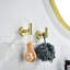 Ensemble de porte-serviettes de salle de bain en acier inoxydable 6 pièces-116430270