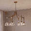  Lustre à 9 lumières en laiton chaud Corbin-95154954-95154957-95154959