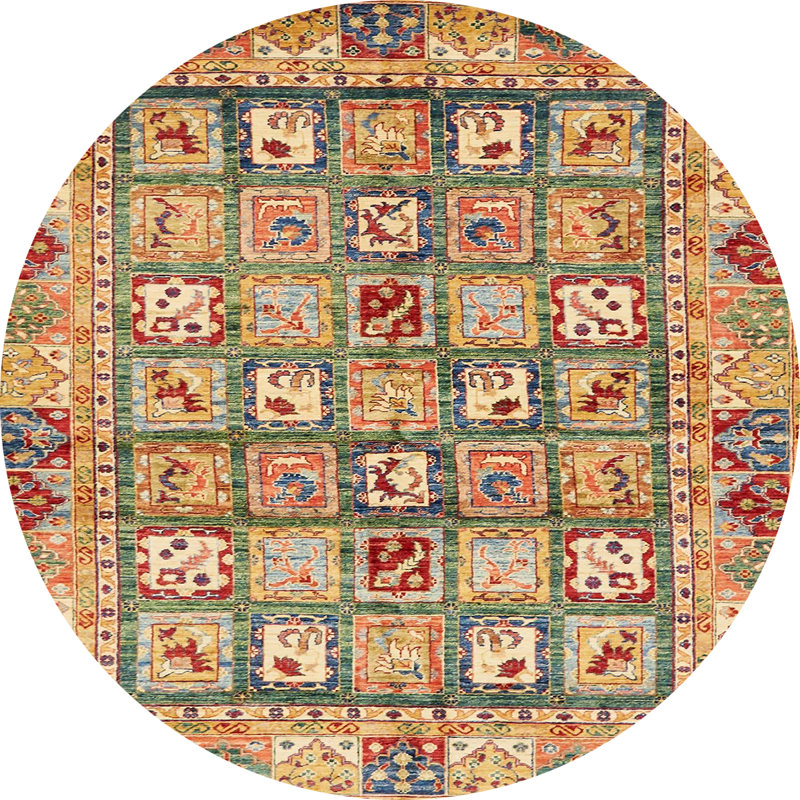 Tapis abstrait moderne 678, Rond 6 pi