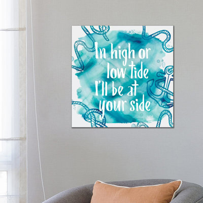 In High Tide - Wrapped Canvas Print