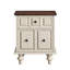 Table de chevet avec 2 tiroirs
