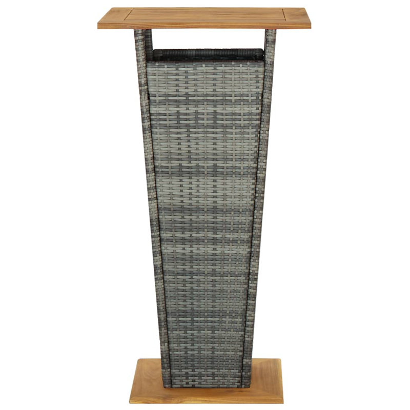 Table de bar Kharim, Gris clair