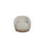 Chaise pivotante en bois
