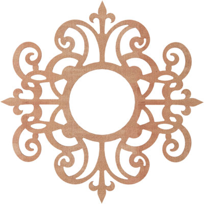 Médaillon de plafond en bois Dijon