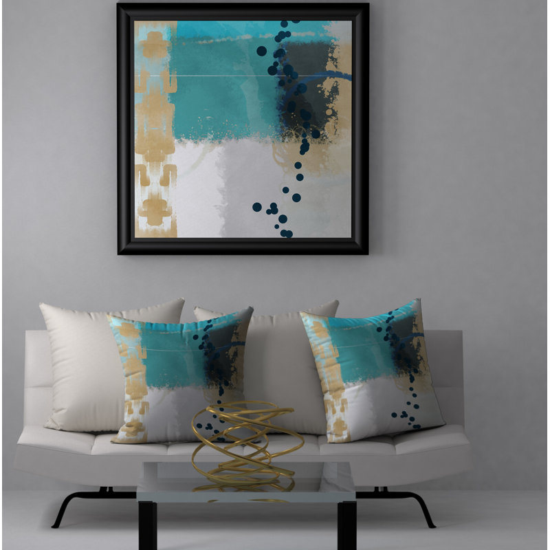 Housse de coussin carrée/insert, 18" x 18"