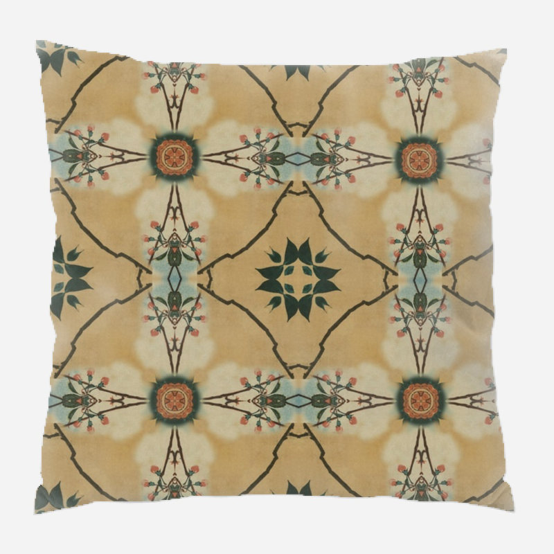 Coussin décoratif de papier peint, Intérieur