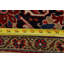 Tapis de la surface en laine rouge 9 pi 5 po x 12 pi 7 po one-of-kind à la main noué la 1940s serapi Sedgewickville