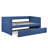 Modern Daybed Pull-Out Trundle With Side Pockets, Twin Upholstery Daybed And Nailhead Trim-2017744332