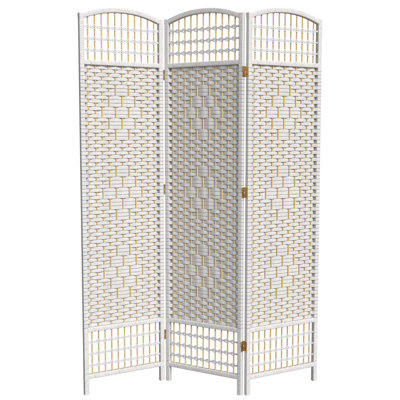 67" Tall Woven Room Divider 