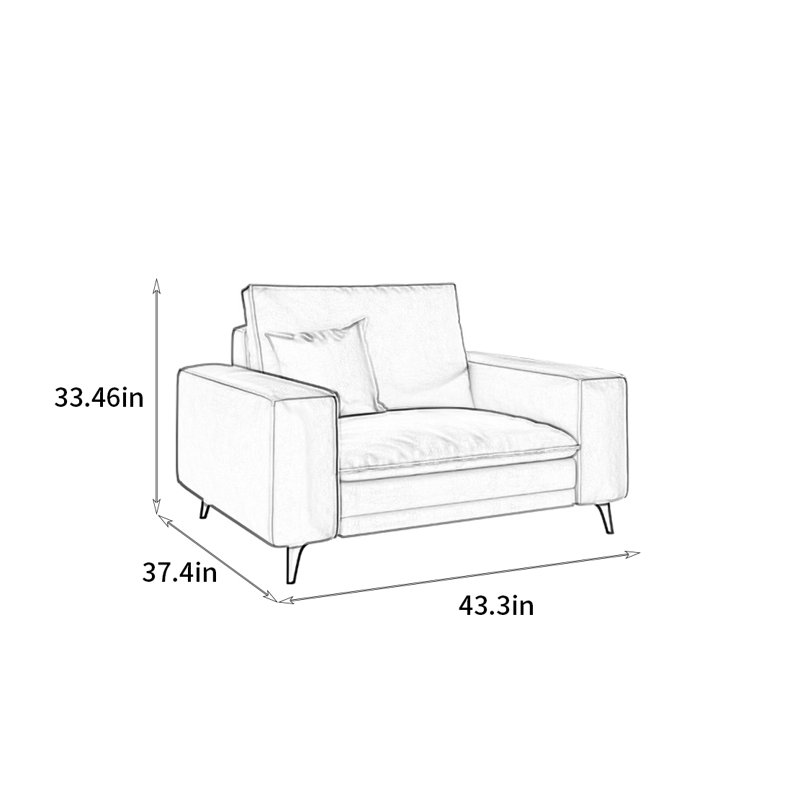 Modern American simple sofa