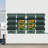 16PCS Set Wall-Mounted Planter With Drainage Basin And Drainpipe-1124192926