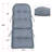 Outdoor 4'' Adirondack Chair Seat Cushion, Two-Piece Set-775036180