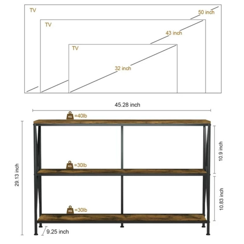 45.28'' Console Table