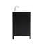 Meuble-lavabo simple 36 po avec plateau en marbre Hines-1244386778