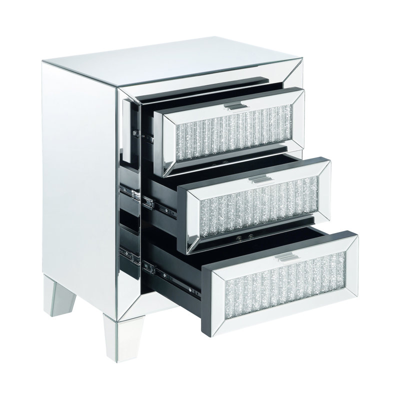 Table de chevet 3 tiroirs Noralie