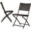 Chaise d'appoint d'extérieur en métal Femme
