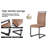 18.9'' H Genuine Leather Upholstered Side Chair
