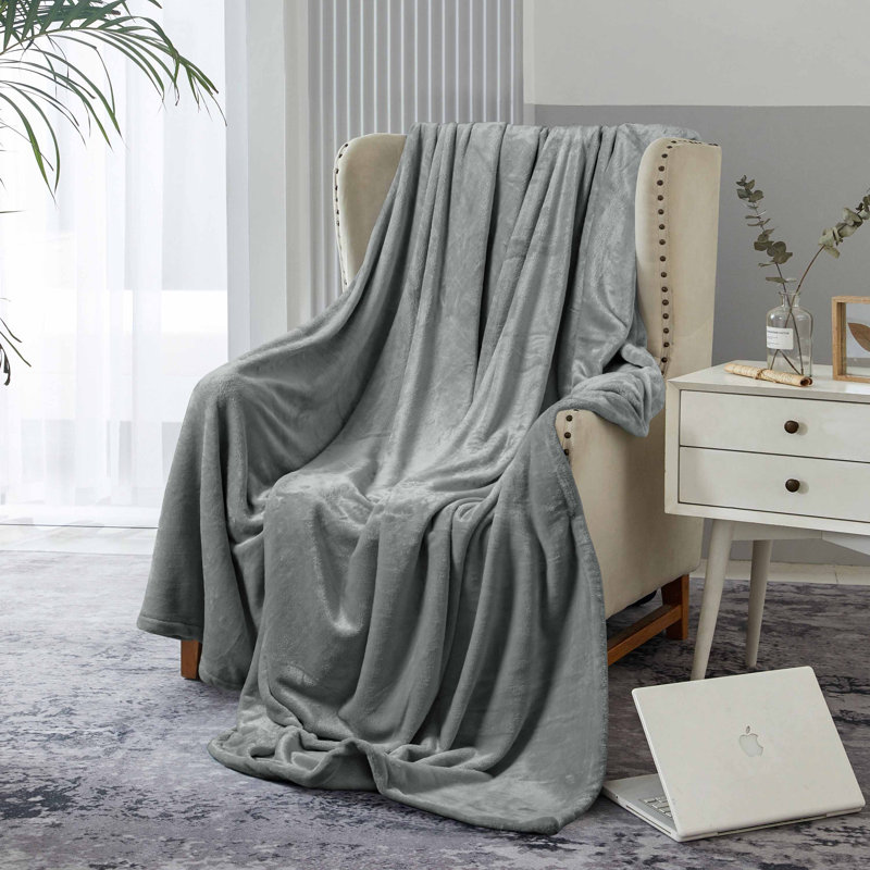 Emmitsburg Blanket, 200cm W x 240cm L, Grey