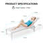 Chaise longue d'extérieur inclinable en aluminium Puget Marilea-488845798