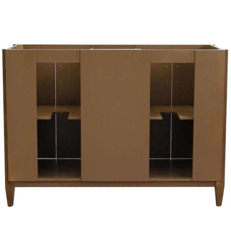 Ensemble de meuble-lavabo double 49 po Haydel, gris