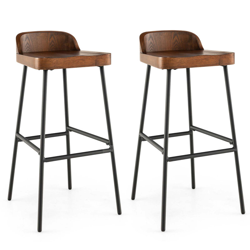 Starcena Counter Stool with Metal Frame, 2