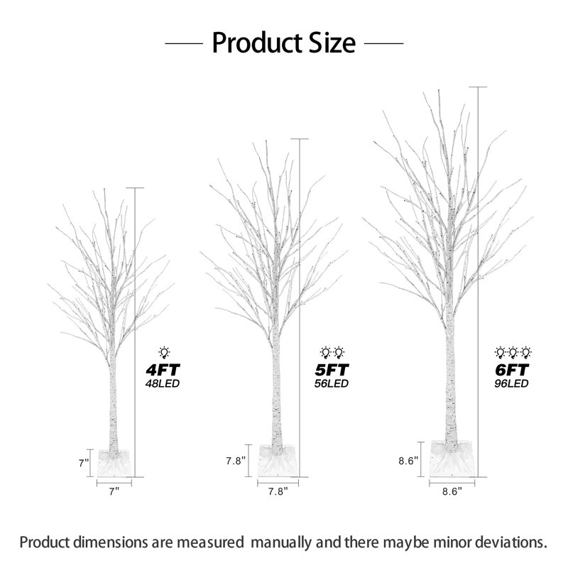 Arbres illuminés