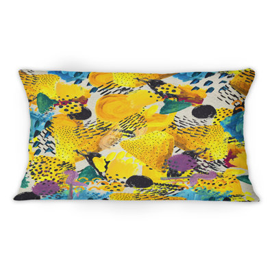 Abstract Throw Pillow