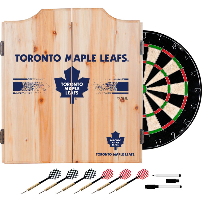 Ensemble de jeu de fléchettes NHL Logo, Maple Leafs de Toronto