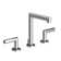 Kirsi Widespread Bathroom Faucet with Drain Assembly